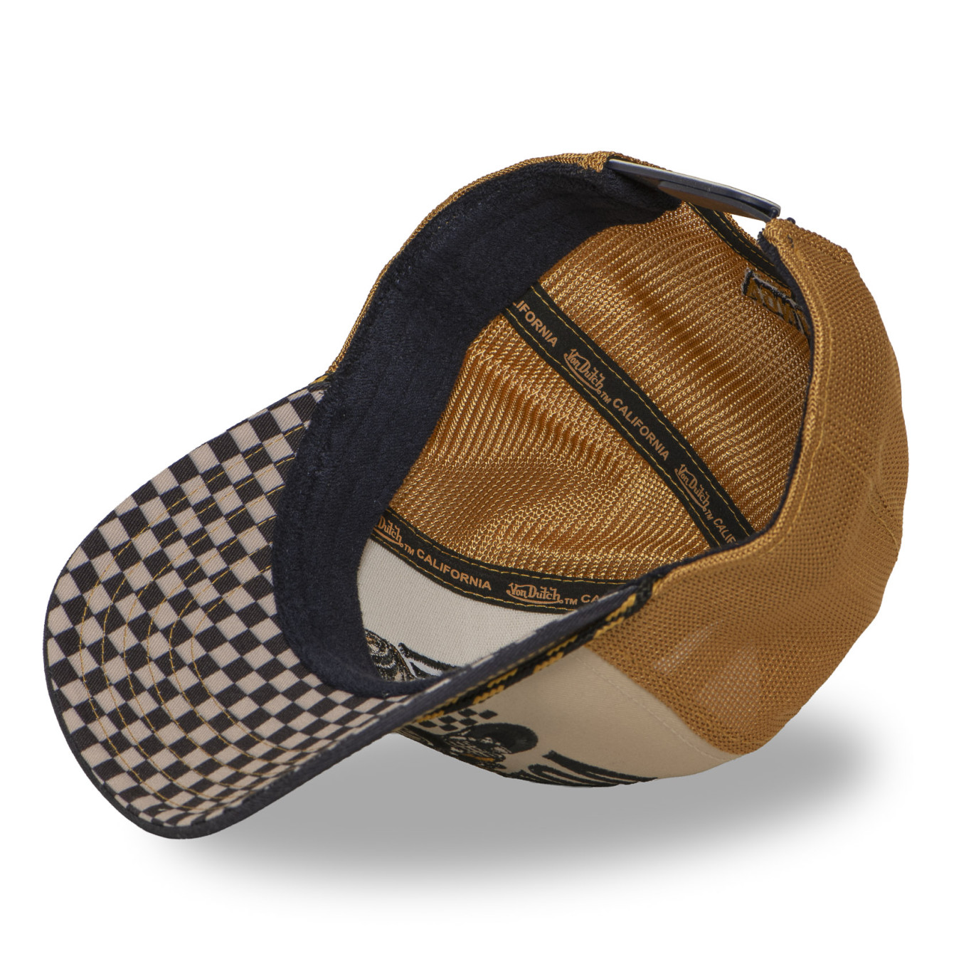 Casquette Vondutch Beige Trucker Snapback S-CURVED | Vondutch