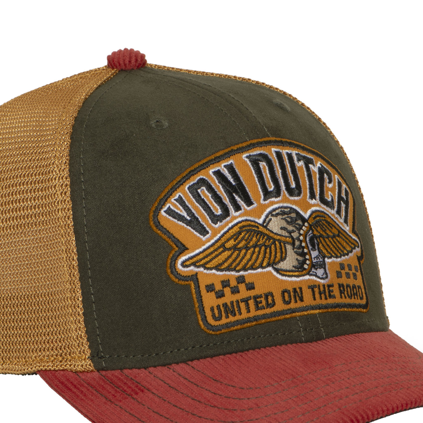 Casquette semi curve premium avec patch United