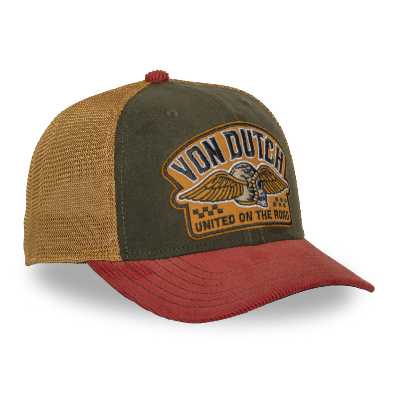 Casquette semi curve premium avec patch United