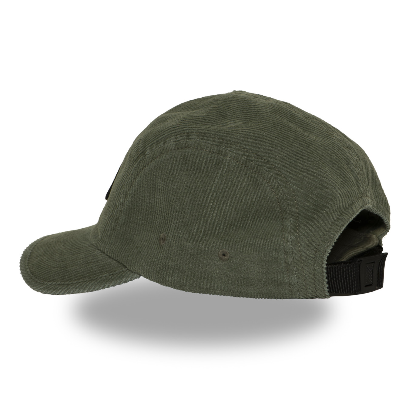 Casquette 5 Panneaux en velours côtelé et écusson Velours