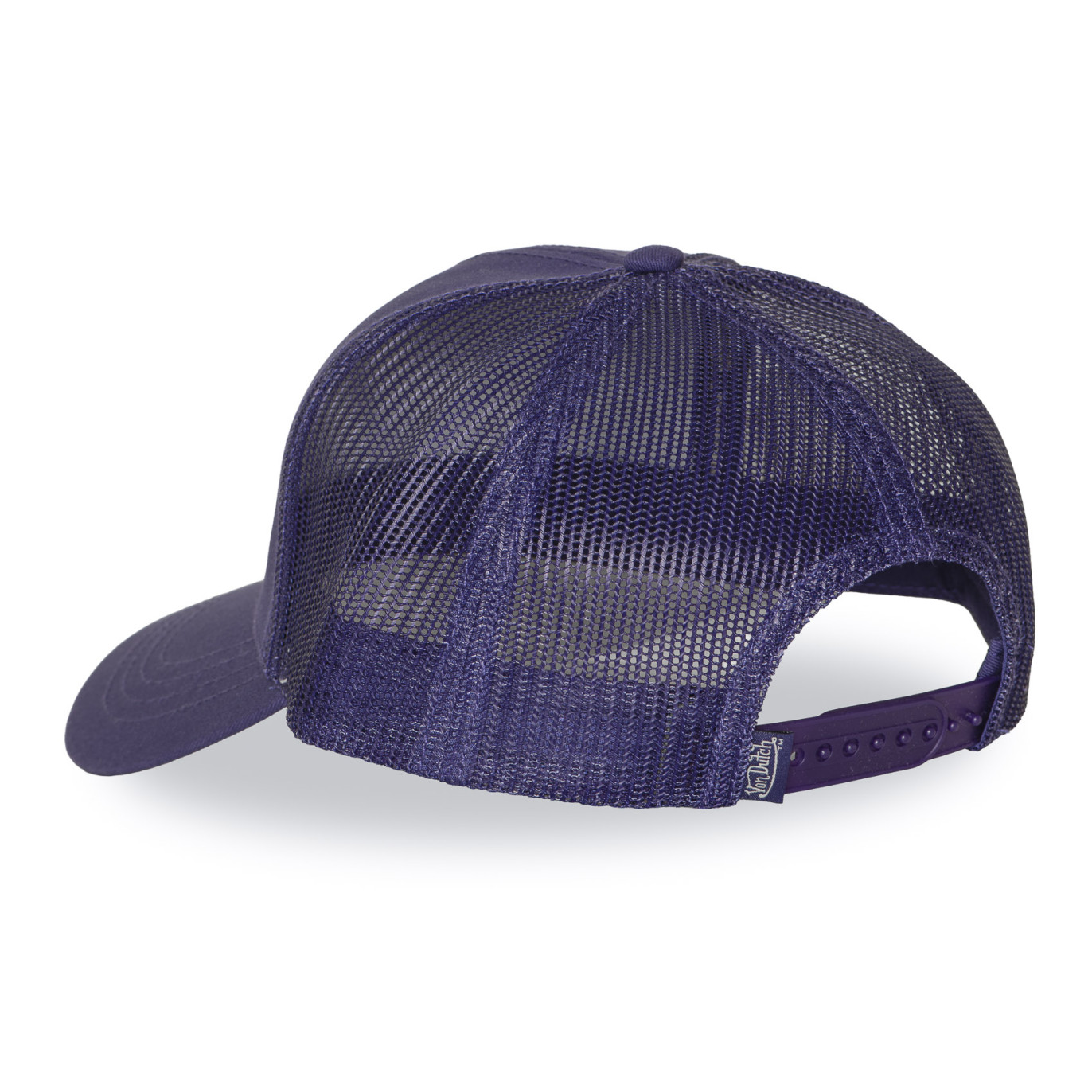 Casquette baseball avec filet et écusson en rubber print modèle Logo