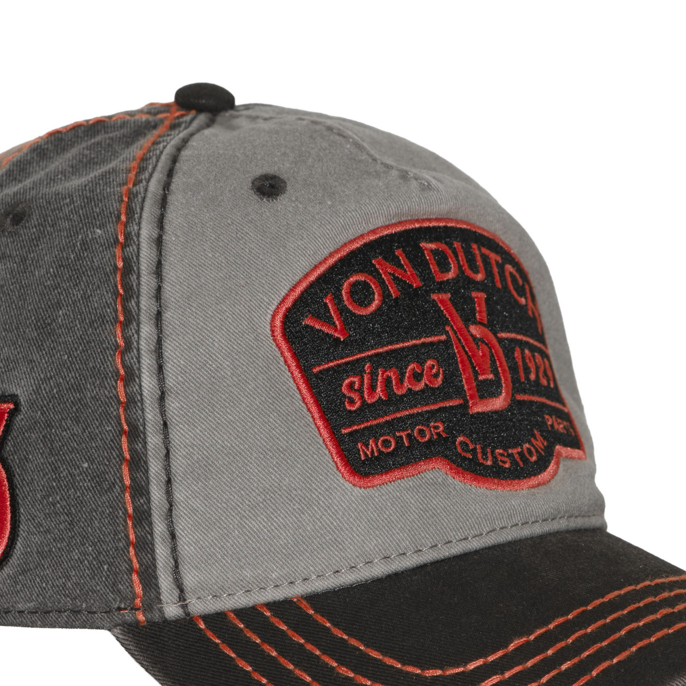 Casquette baseball avec écusson brodé Retro