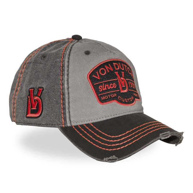 Casquette baseball avec écusson brodé Retro