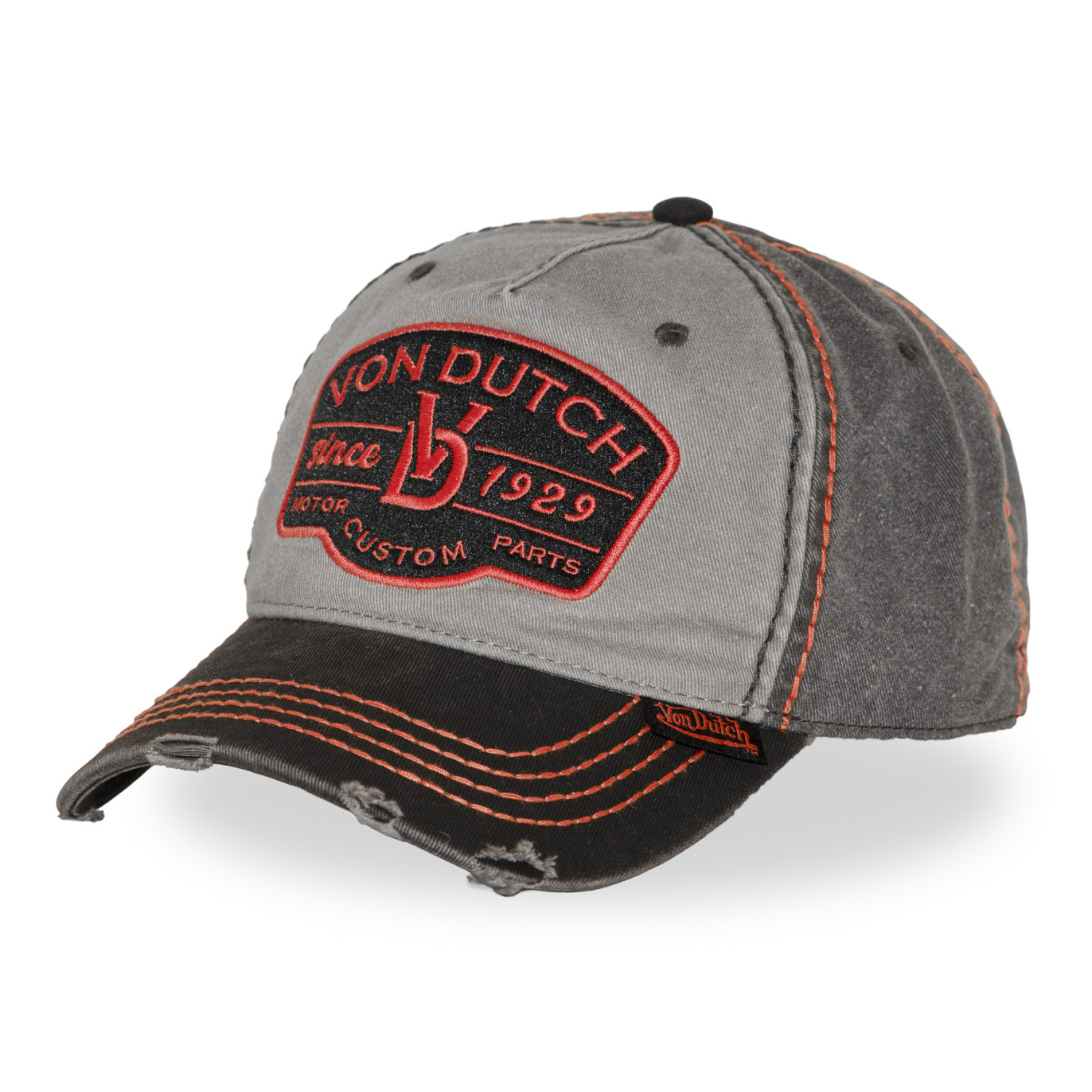 Casquette baseball avec écusson brodé Retro