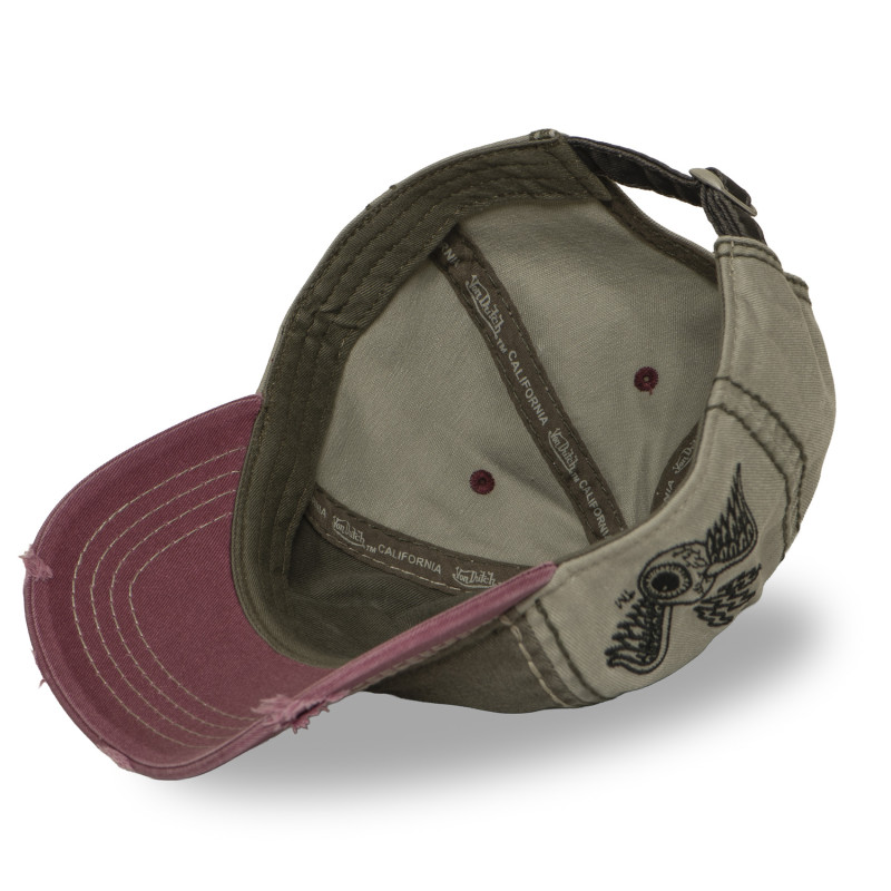 Casquette baseball avec broderie et effet usé Retro Eye