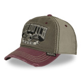 Casquette baseball avec broderie et effet usé Retro Eye