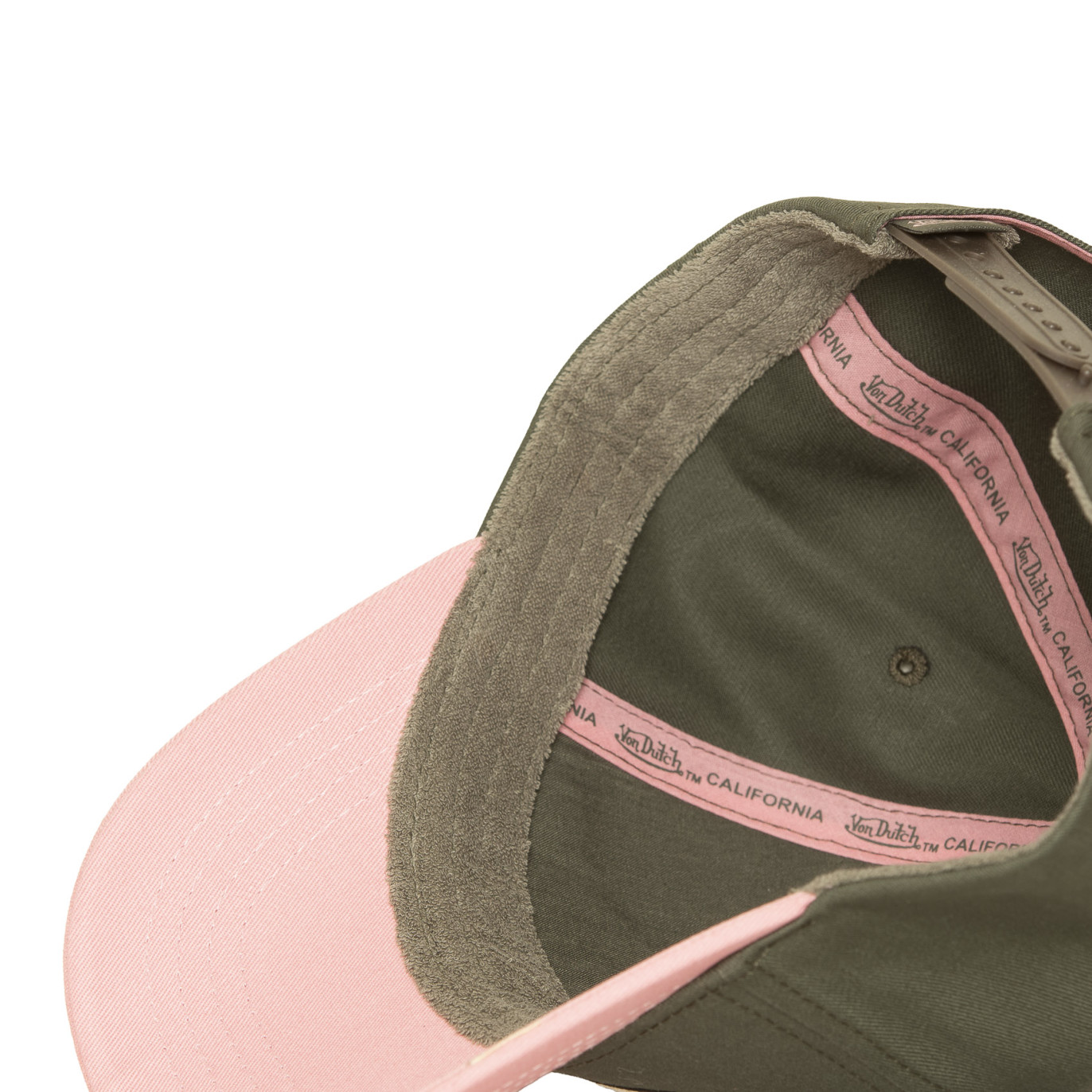 Casquette baseball avec écusson en bouclette Terry