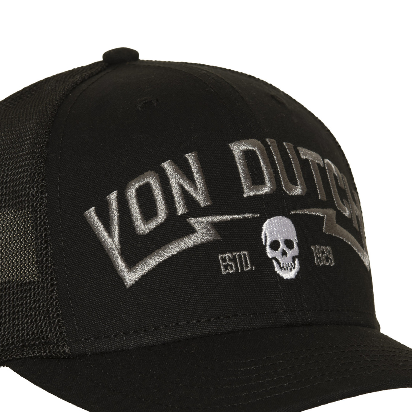 Casquette Premium Semi Curved avec broderie Can Skull
