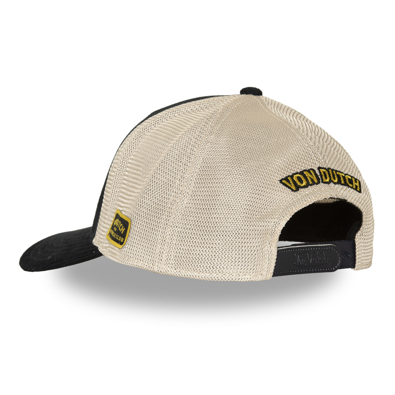 Casquette Vondutch Bleue Trucker Snapback en Velours côtelé S-CURVED | Vondutch