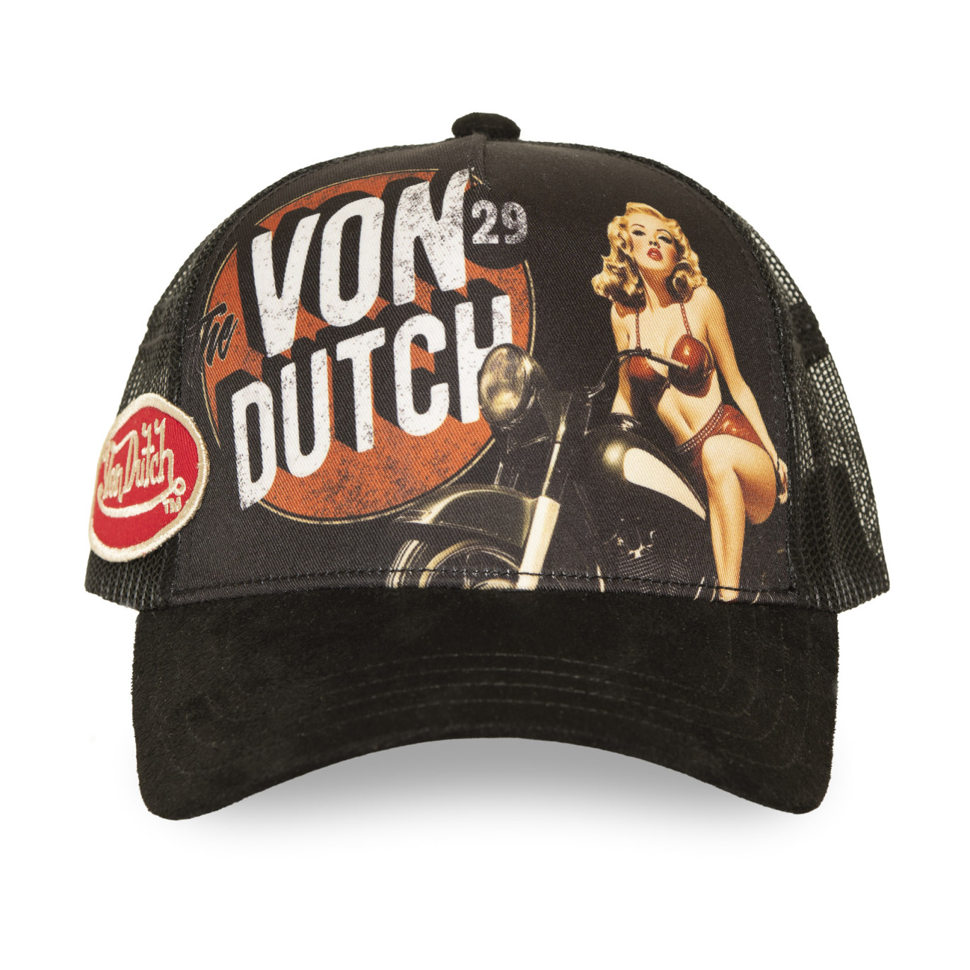 Casquette Vondutch Noire Trucker Snapback PINUP | Vondutch | Von Dutch