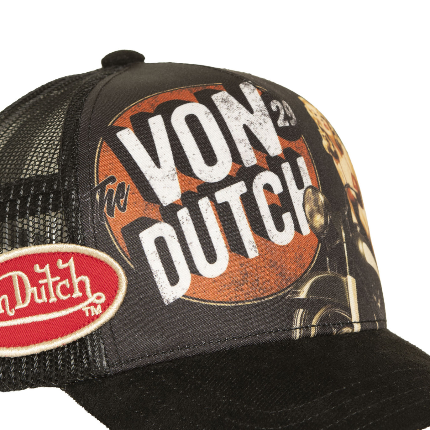 Casquette Vondutch Noire Trucker Snapback PINUP | Vondutch | Von Dutch
