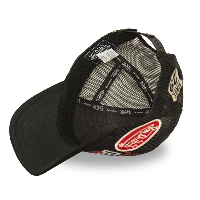 Casquette Vondutch Noire Trucker Snapback PINUP | Vondutch | Von Dutch
