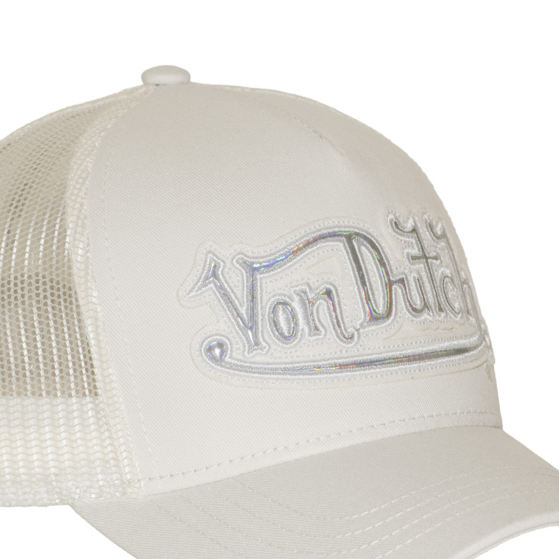 Casquette baseball avec filet et écusson hologramme Rainbow