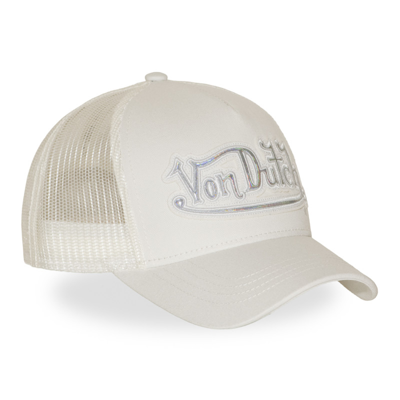 Casquette baseball avec filet et écusson hologramme Rainbow