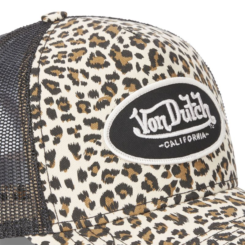 Casquette trucker Léopard