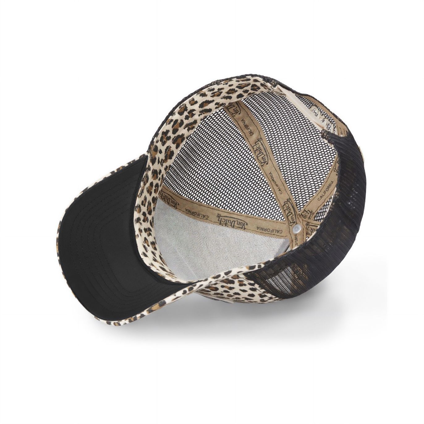 Casquette Vondutch Beige Trucker Snapback LÉOPARD