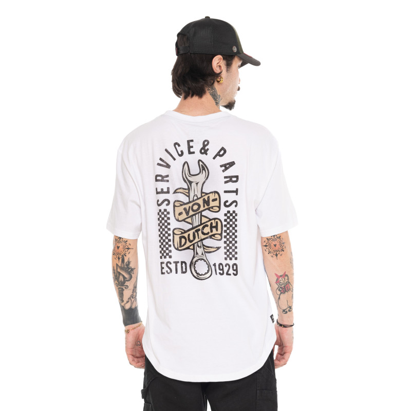 T-shirt homme comfort en jersey print devant et dos Custom