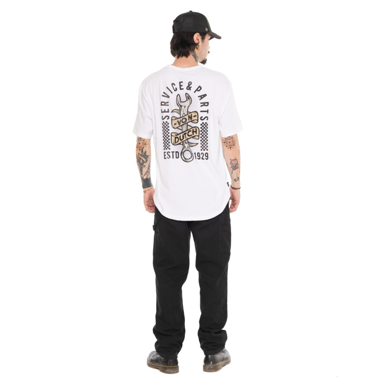 T-shirt homme comfort en jersey print devant et dos Custom