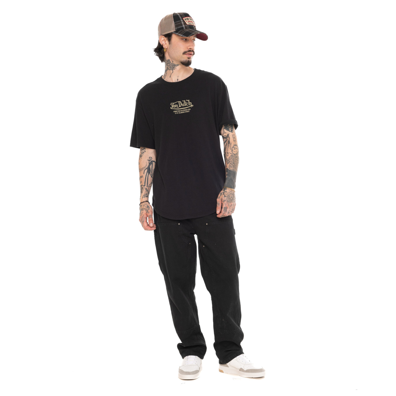 T-shirt homme comfort en jersey 180GSM print devant et dos Jacob