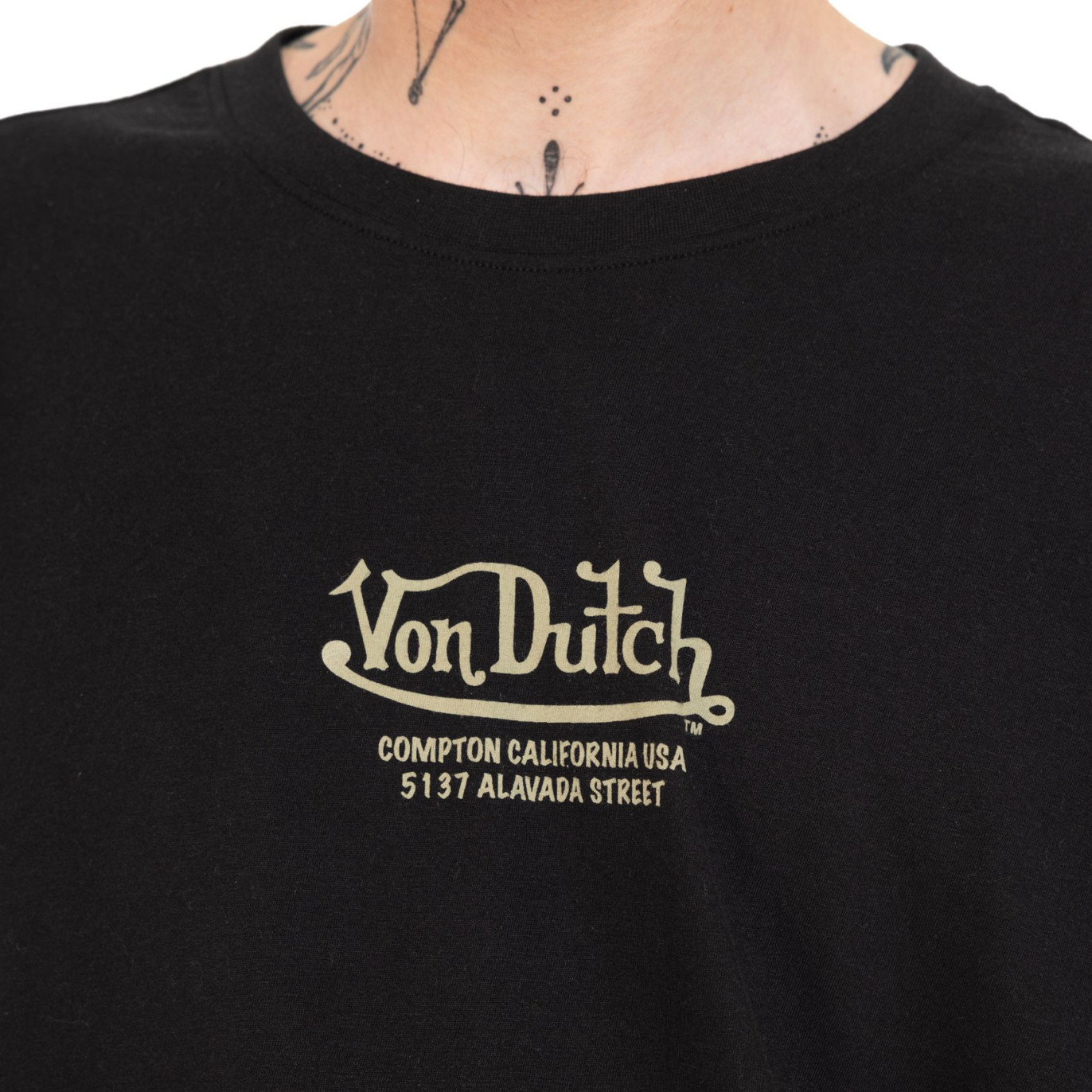 T-shirt homme comfort en jersey 180GSM print devant et dos Jacob
