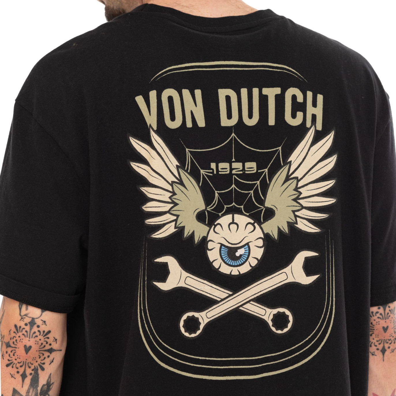 T-shirt homme comfort en jersey 180GSM print devant et dos Jacob