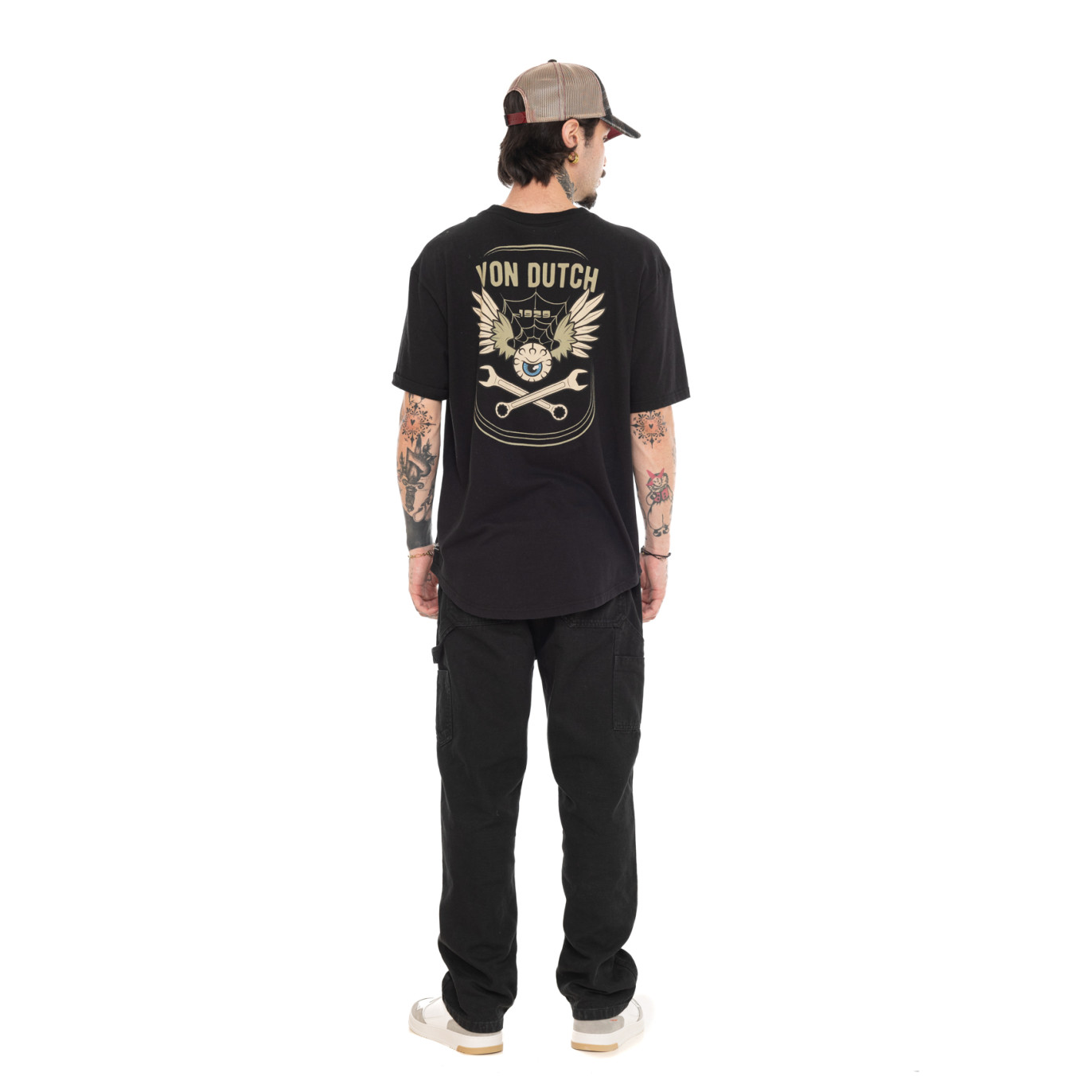 T-shirt homme comfort en jersey 180GSM print devant et dos Jacob