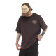 Tee Shirt Marron coupe Oversize Col rond JOSE | Homme - Vondutch | Von Dutch