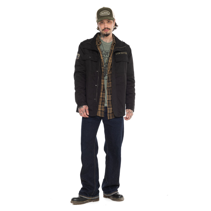 Blouson Mi saison Noire AARON | Homme - Vondutch
