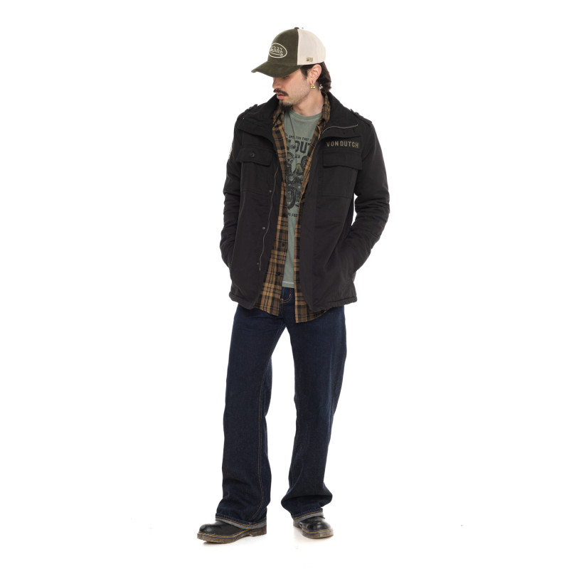 Blouson Mi saison Noire AARON | Homme - Vondutch