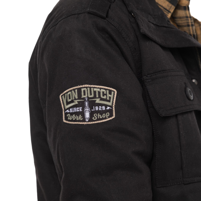 Blouson Mi saison Noire AARON | Homme - Vondutch