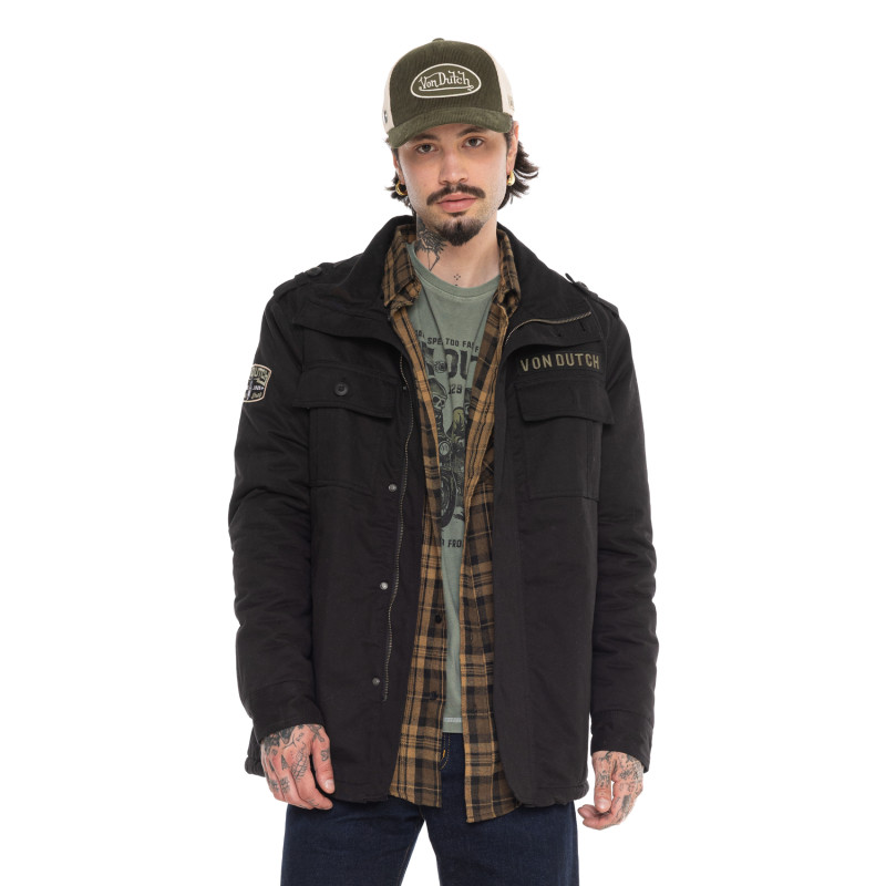 Blouson Mi saison Noire AARON | Homme - Vondutch