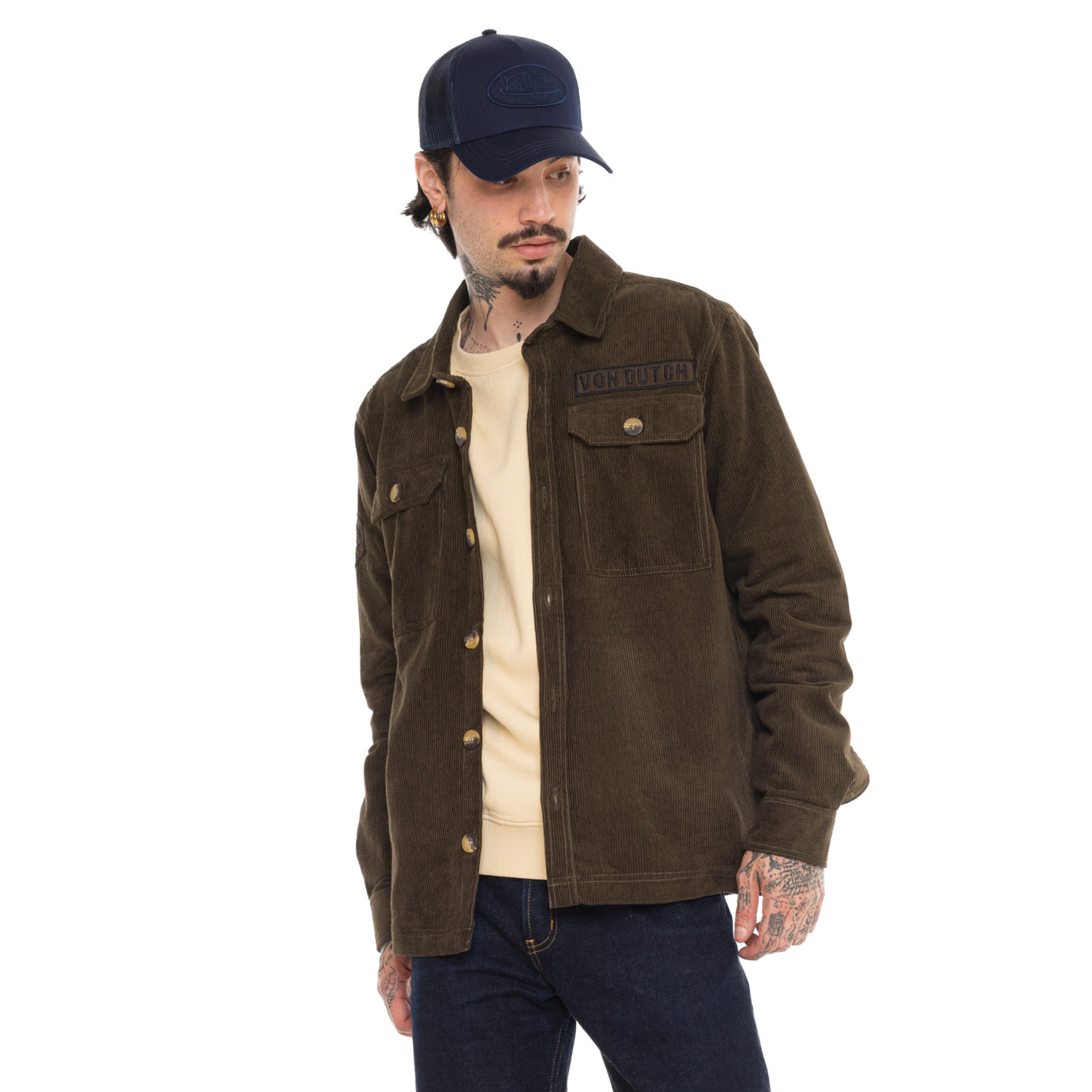 Surchemise Mi saison Kaki 1929 | Homme - Vondutch