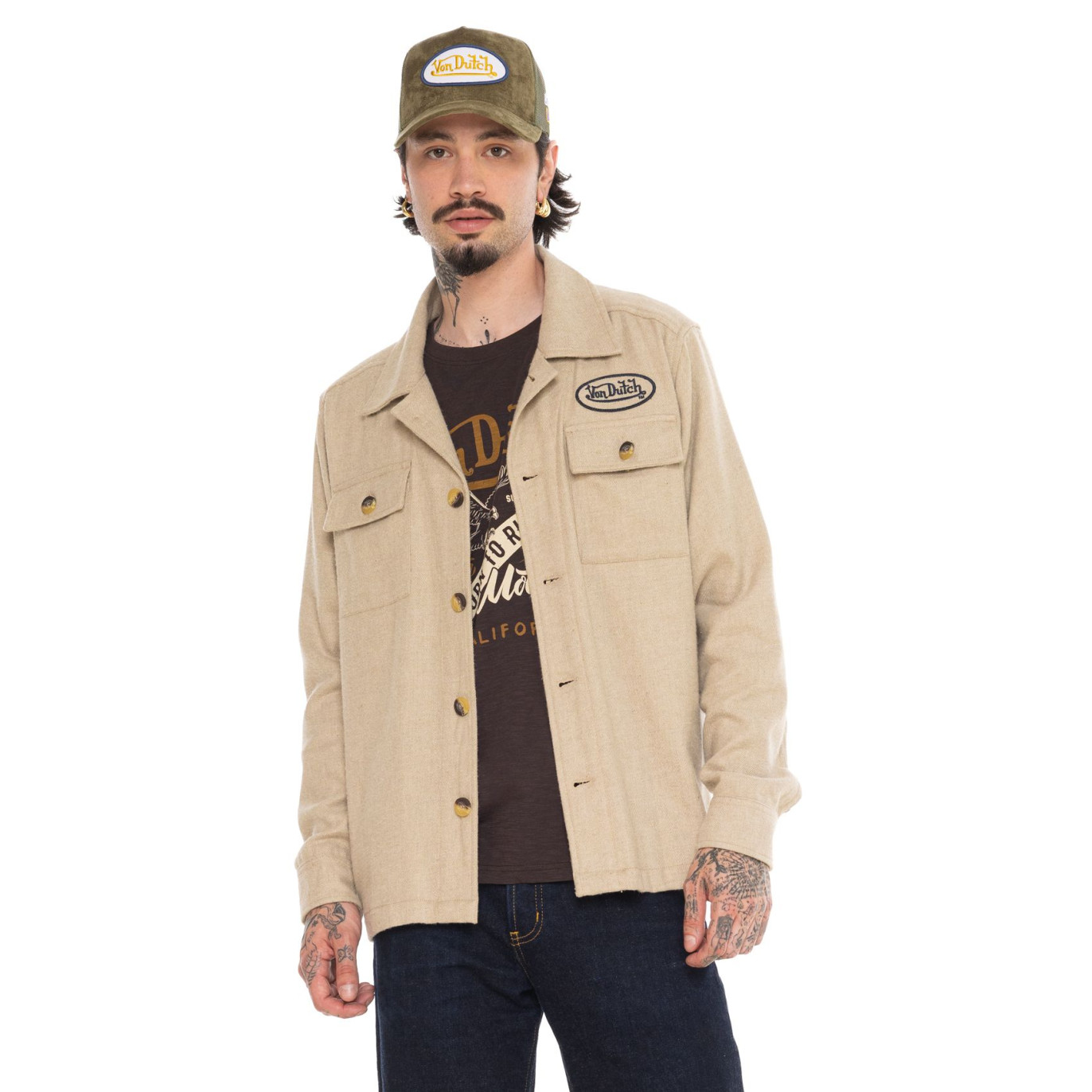 Surchemise Mi saison Beige FINN | Homme - Vondutch