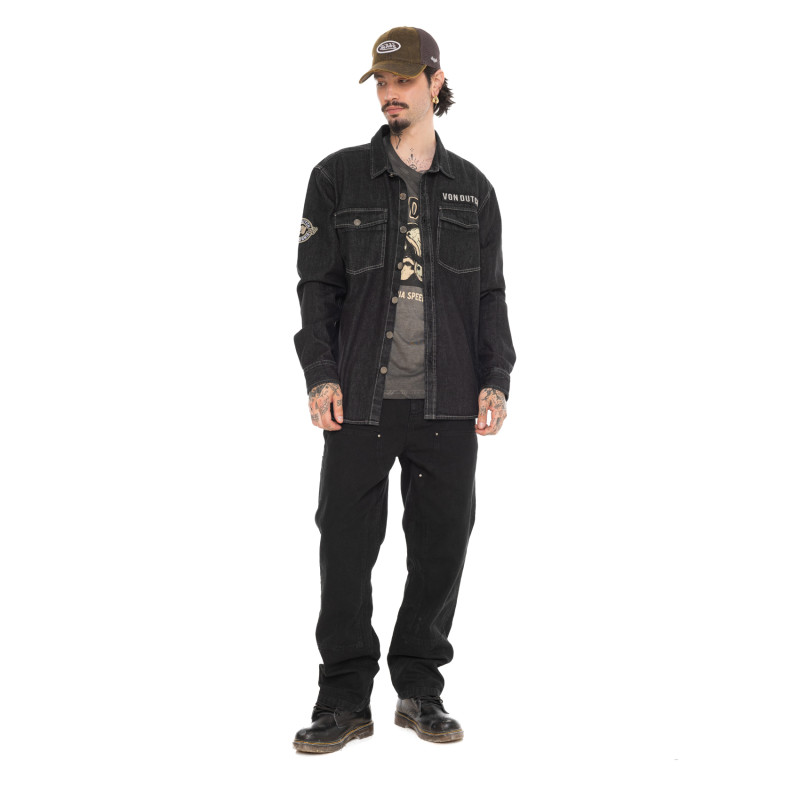 Surchemise Mi saison Noire SCOTT | Homme - Vondutch