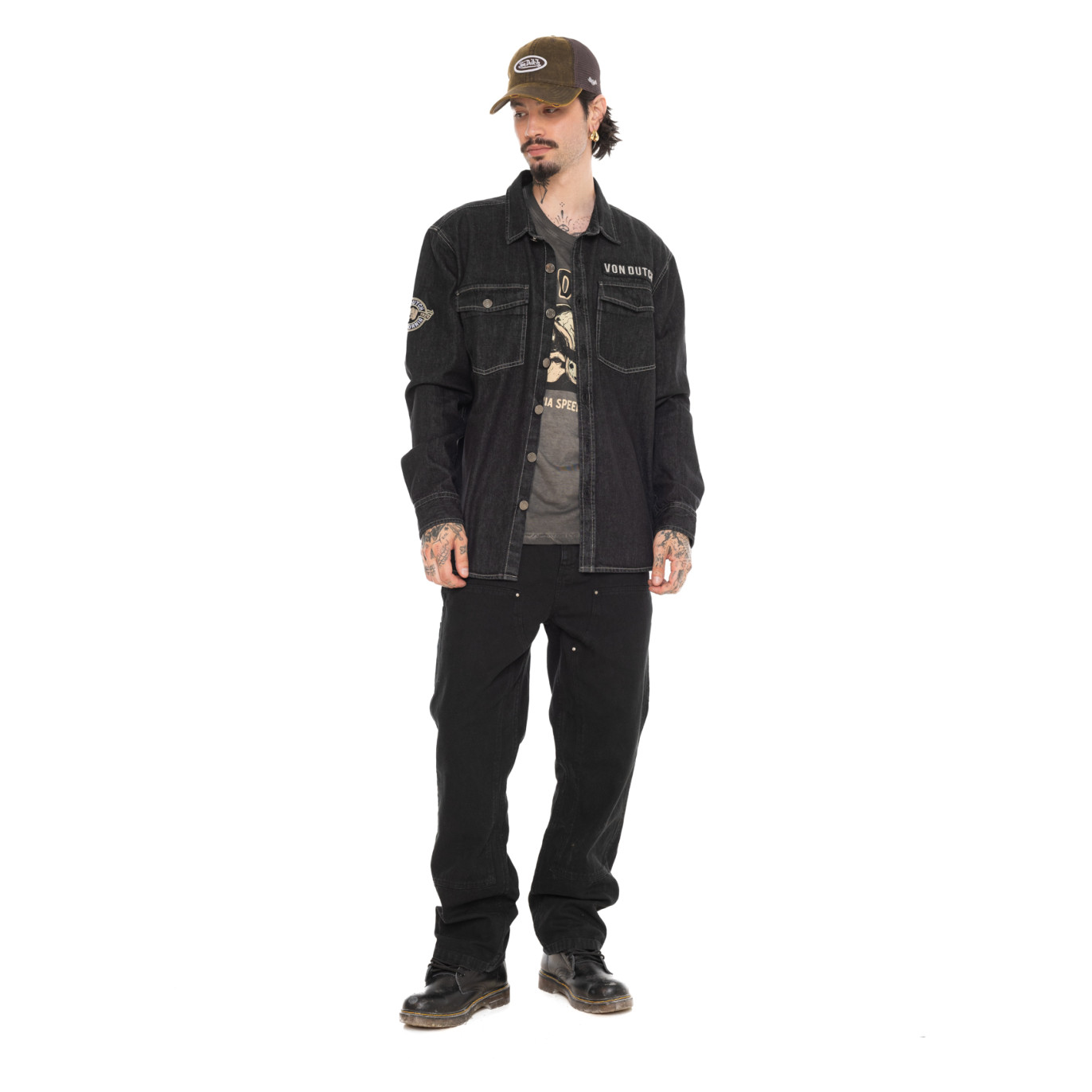 Surchemise Mi saison Noire SCOTT | Homme - Vondutch