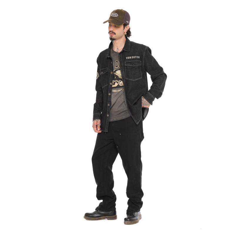 Surchemise Mi saison Noire SCOTT | Homme - Vondutch