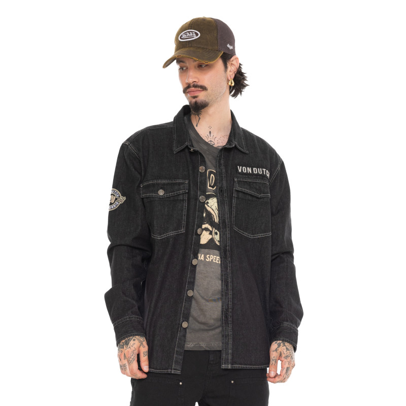Surchemise Mi saison Noire SCOTT | Homme - Vondutch