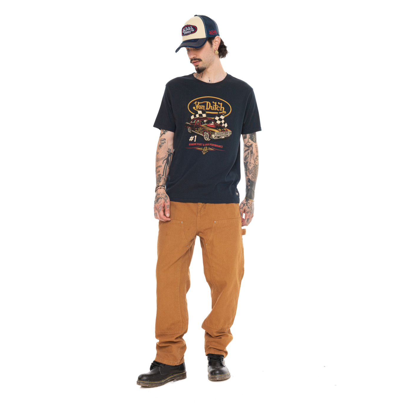 T-shirt homme regular en jersey avec print devant High
