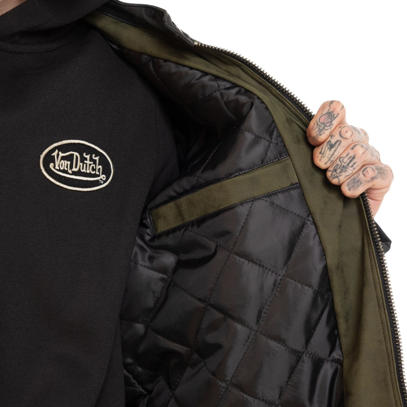 Blouson Matelassé Hiver Verte LEROY | Homme - Vondutch