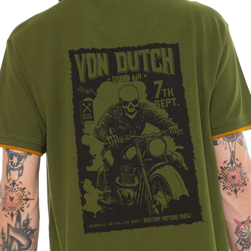 Polo Vert coupe Régular Col boutonné MARCO | homme - Vondutch