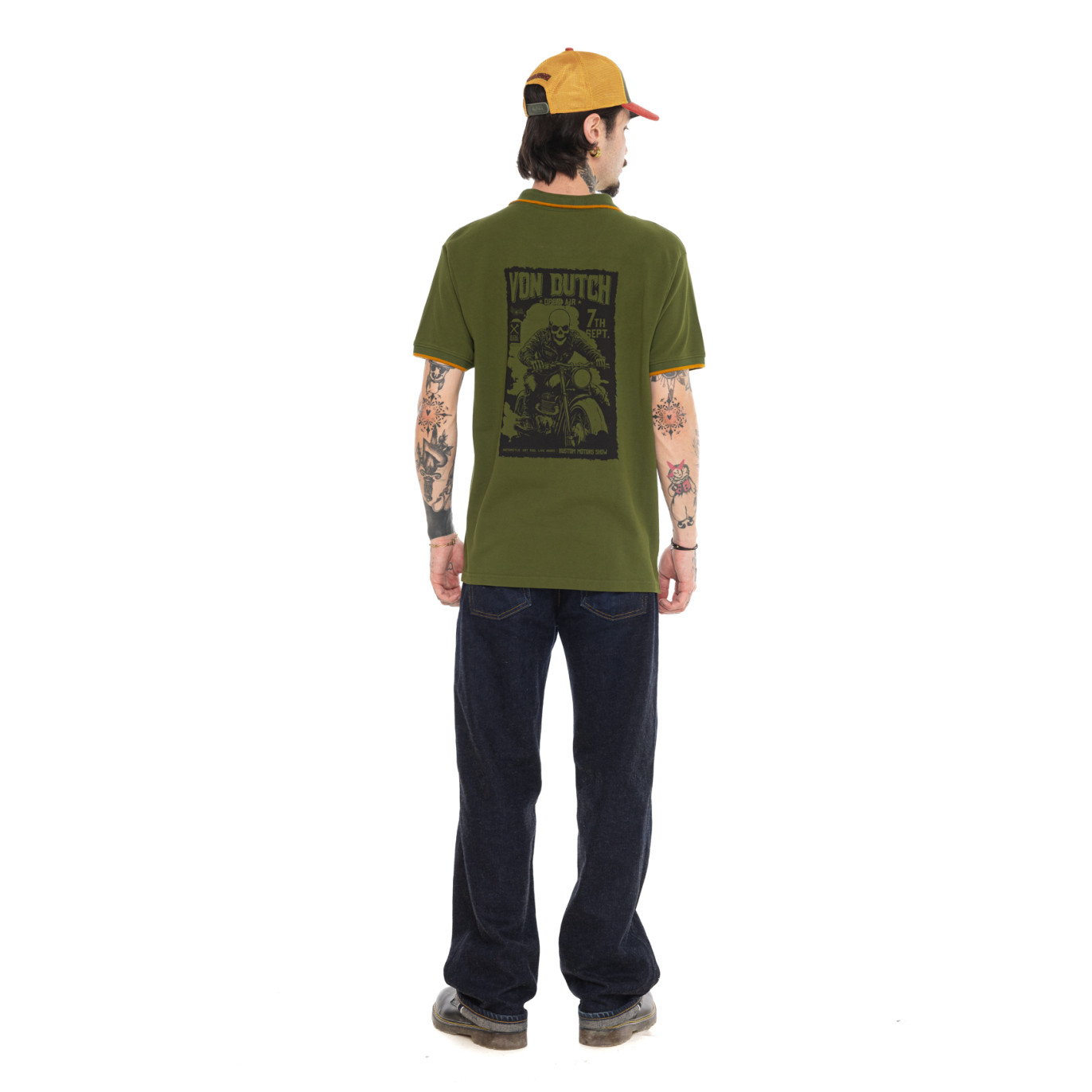 Polo Vert coupe Régular Col boutonné MARCO | homme - Vondutch