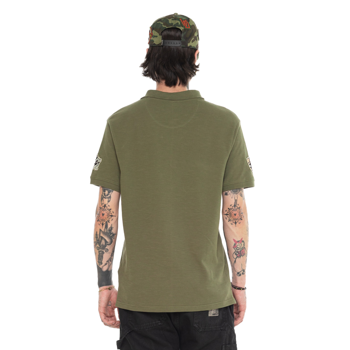 Polo Kaki coupe Régular Col boutonné RAPH | homme - Vondutch