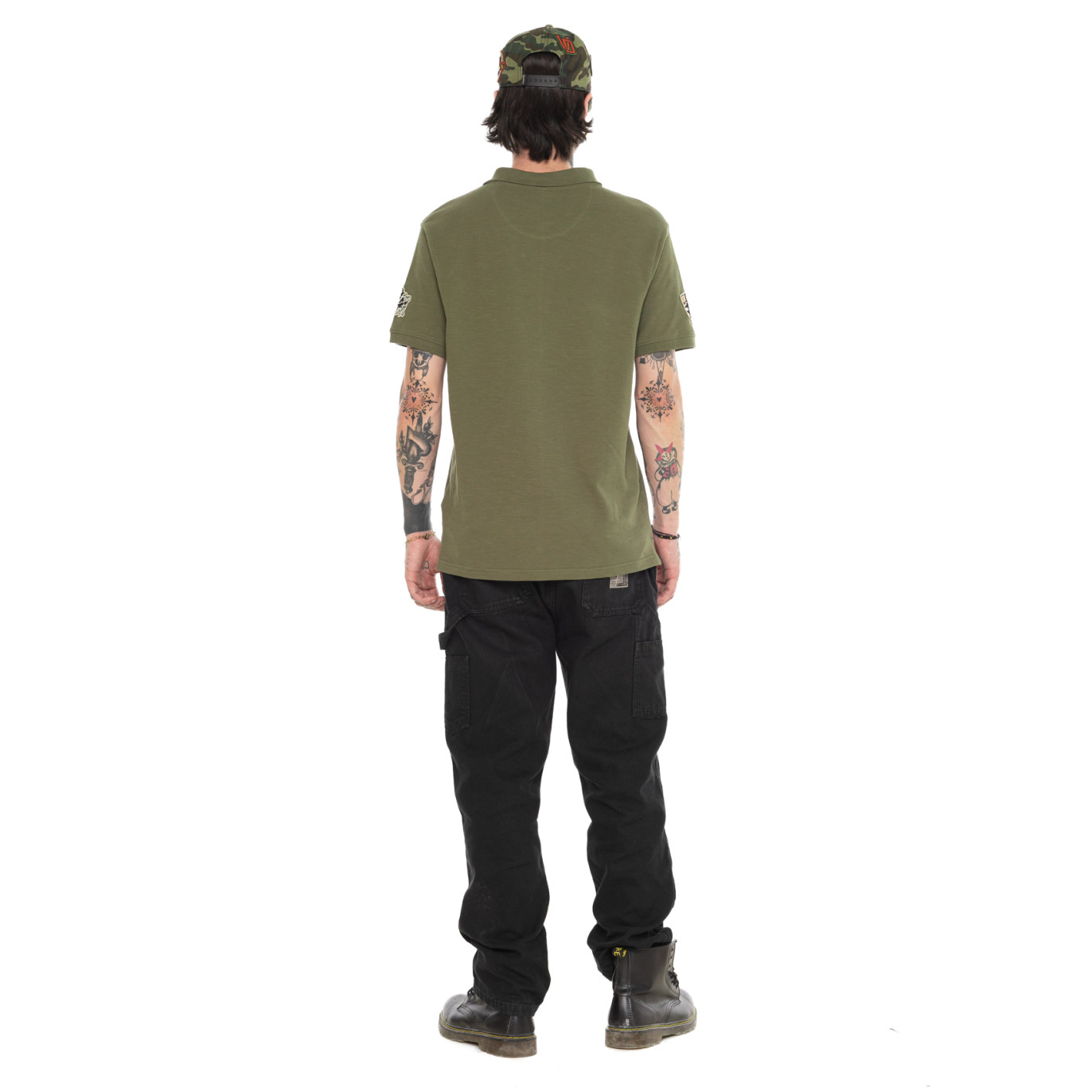 Polo Kaki coupe Régular Col boutonné RAPH | homme - Vondutch