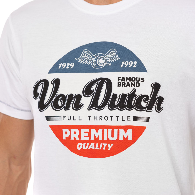 Tee Shirt Blanc coupe Régular Col rond FULL | Homme - Vondutch