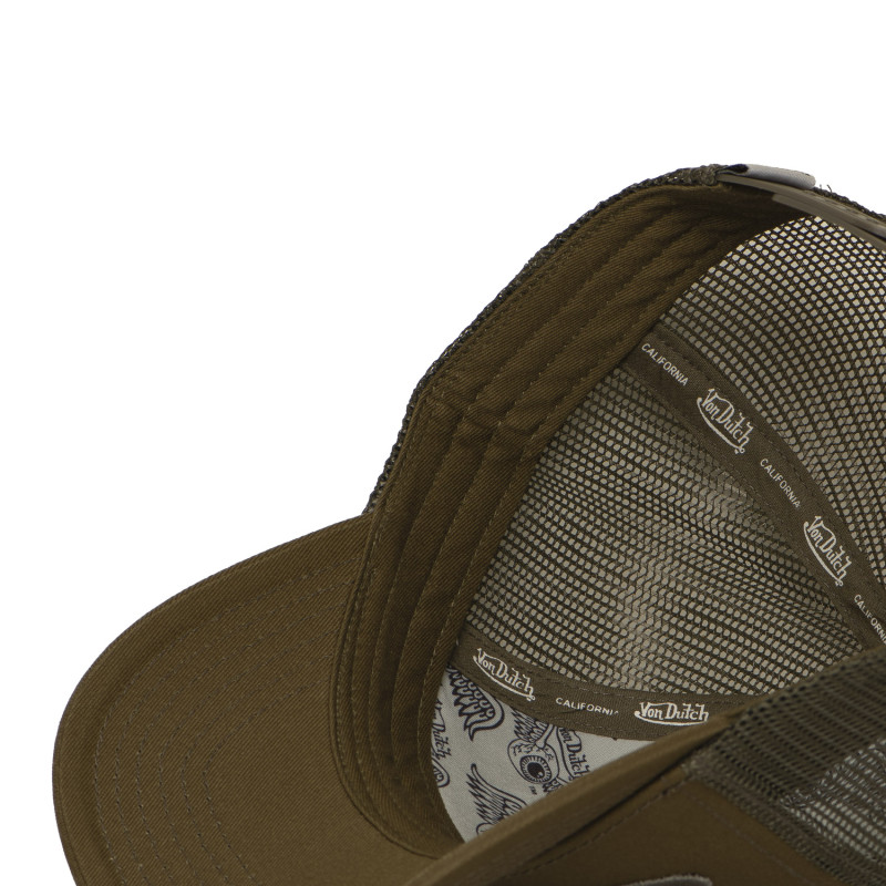 Casquette Vondutch Kaki Trucker Snapback EMBROIDERY | VonDutch