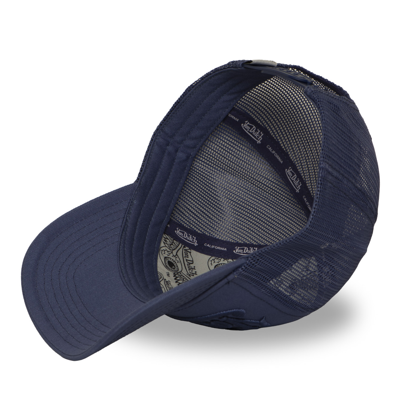Casquette Vondutch Bleue Trucker Snapback EMBROIDERY | VonDutch