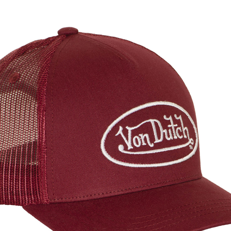 Casquette Vondutch Rouge Trucker Strapback / Boucle LOFB | VonDutch