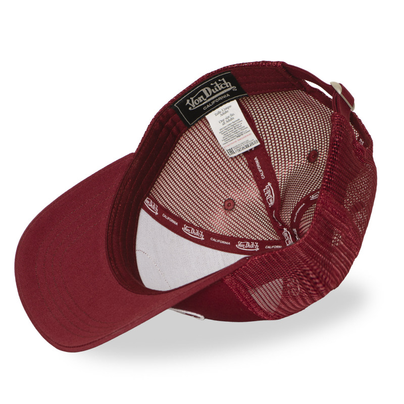 Casquette Vondutch Rouge Trucker Strapback / Boucle LOFB | VonDutch