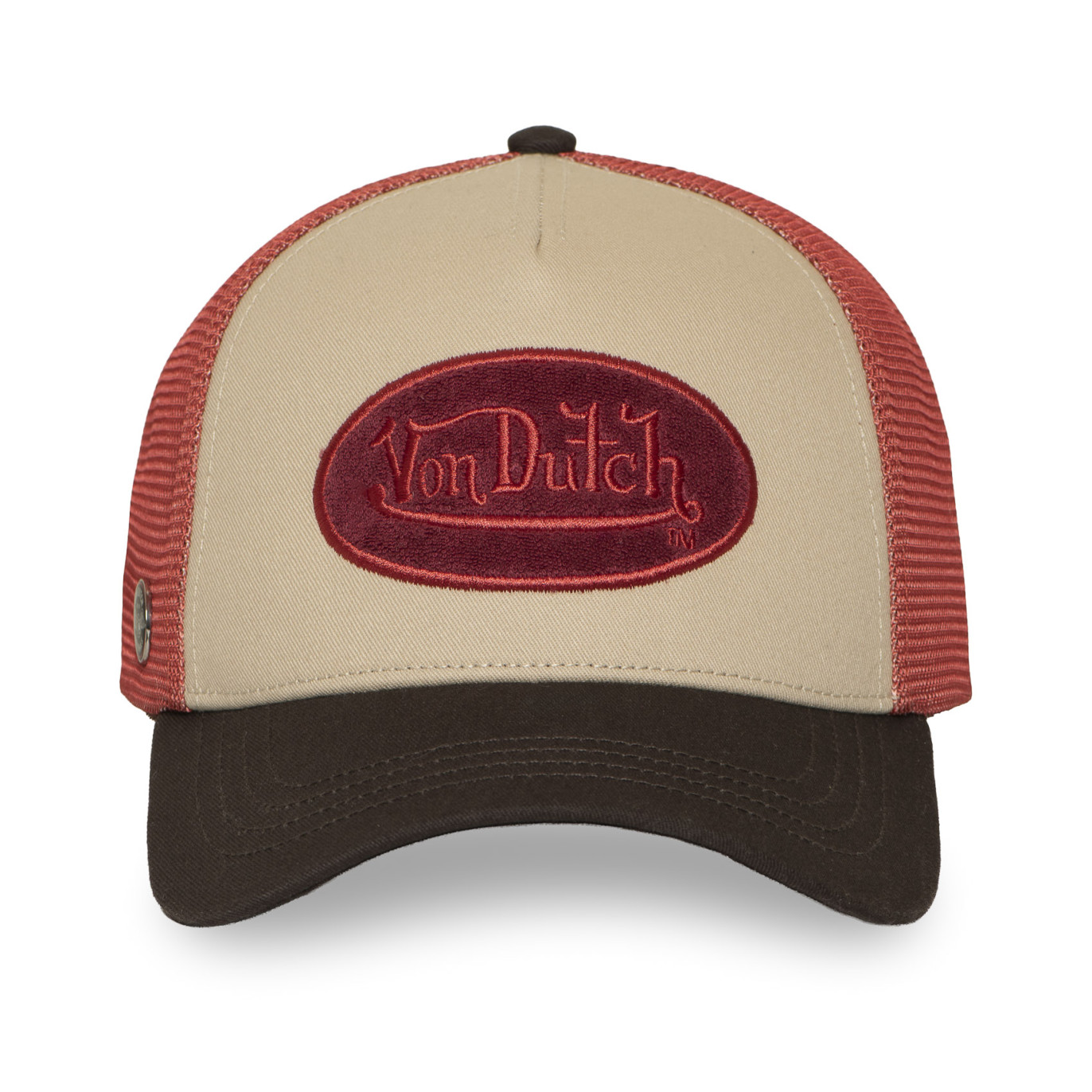 Casquette Vondutch Marron Trucker Snapback TERRY | VonDutch