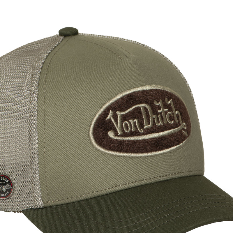 Casquette Vondutch Verte Trucker Snapback TERRY | VonDutch
